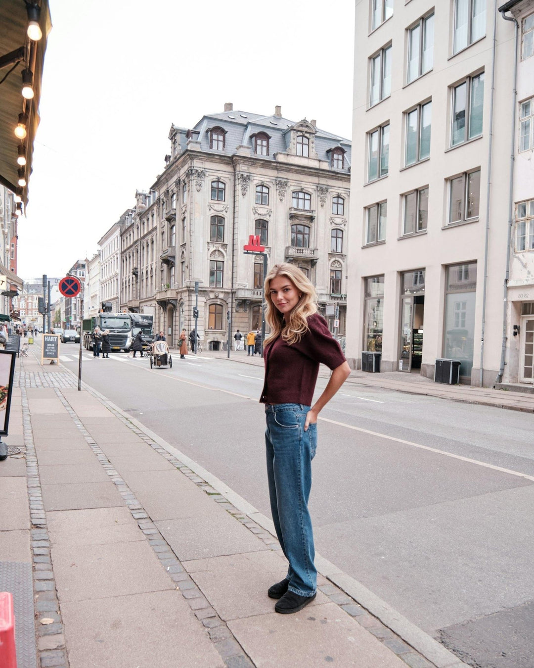 Trudy Knit Cardigan Wine | Genser | Smuk - Dameklær på nett