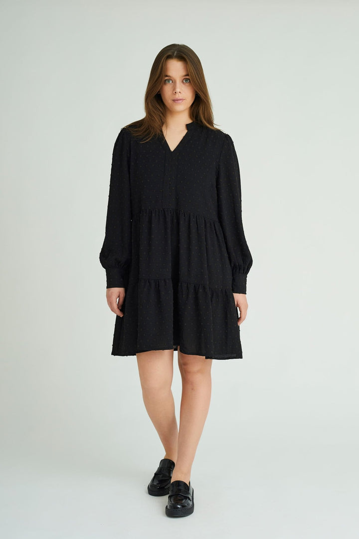 Vanessa L/S Dress Black | Kjoler | Smuk - Dameklær på nett