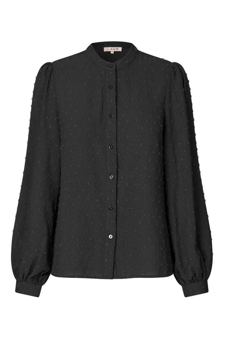 Vanessa L/S Shirt Black | Skjorter og bluser | Smuk - Dameklær på nett