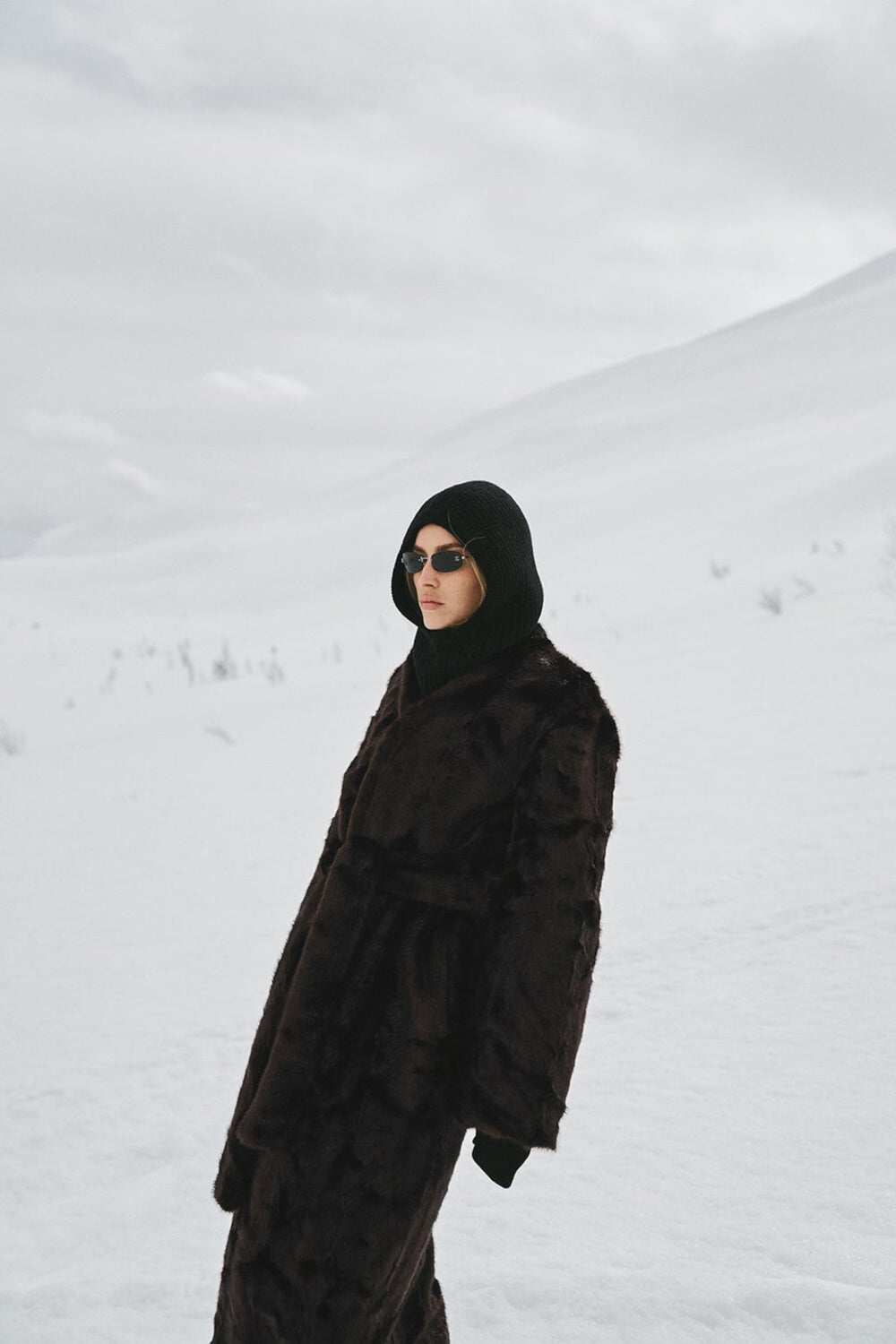 Vaujany Faux Fur Maxi Coat Rich Brown | Yttertøy | Smuk - Dameklær på nett