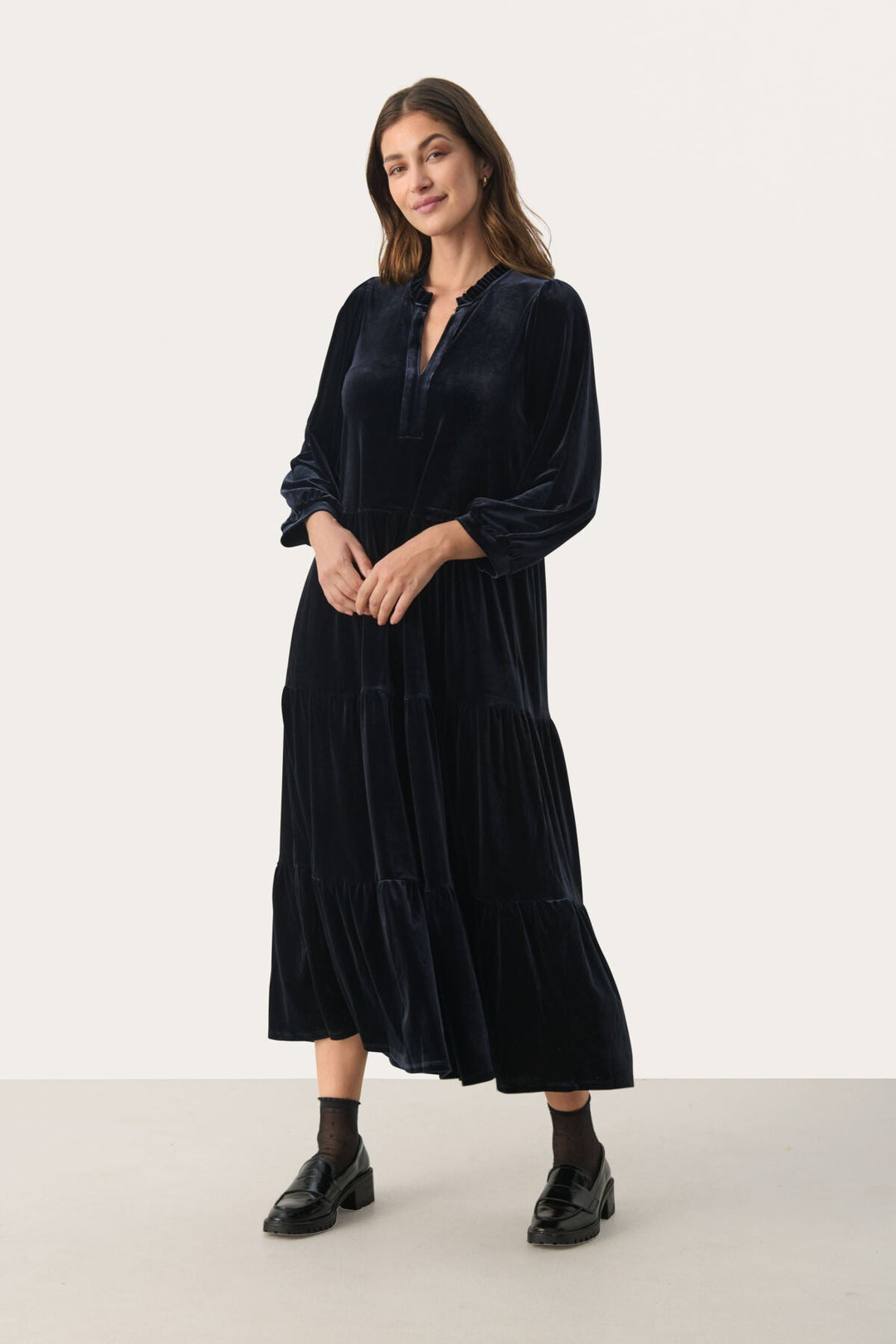 Viggasapw Dress Dark Navy | Kjoler | Smuk - Dameklær på nett