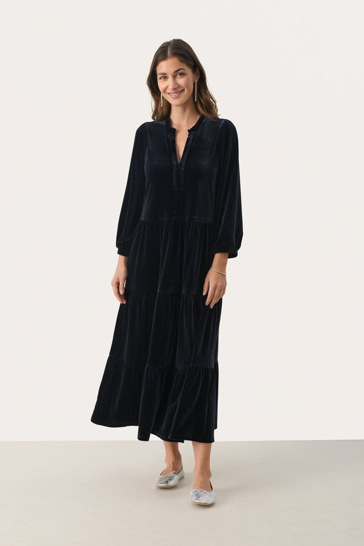 Viggasapw Dress Dark Navy | Kjoler | Smuk - Dameklær på nett