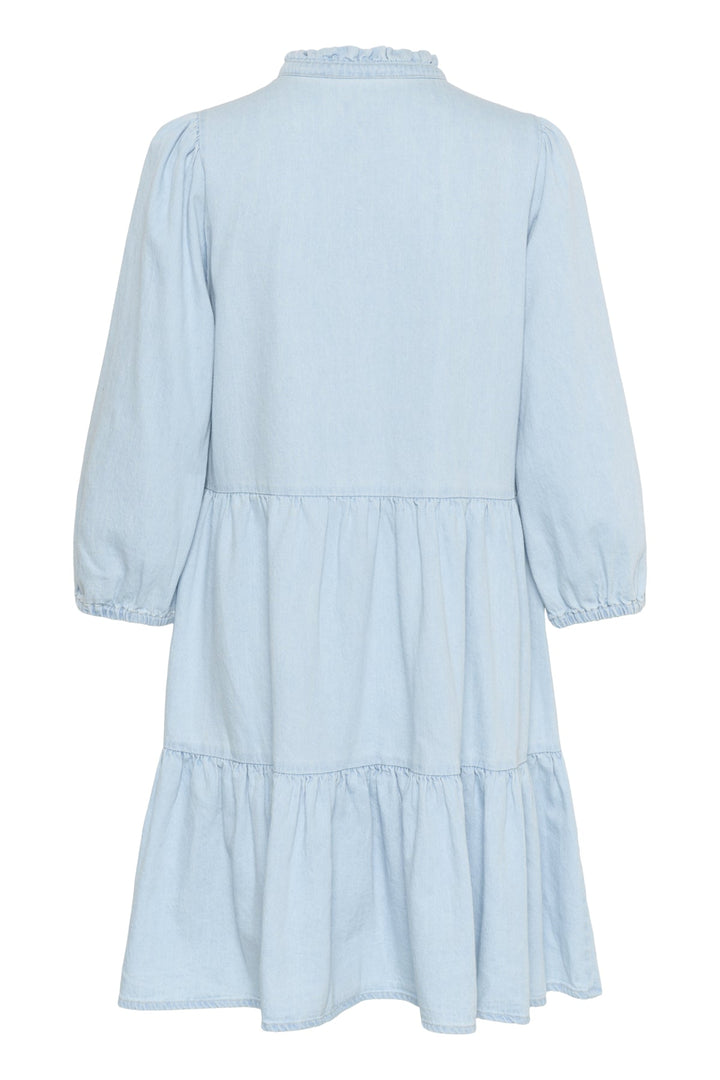 Viggasi Dress Whiteish Blue Denim | Kjoler | Smuk - Dameklær på nett