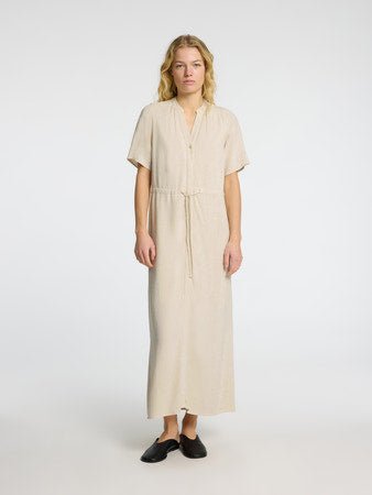 Viva - Damina Ss Ankle Sun Dress Sandshell | Kjoler | Smuk - Dameklær på nett