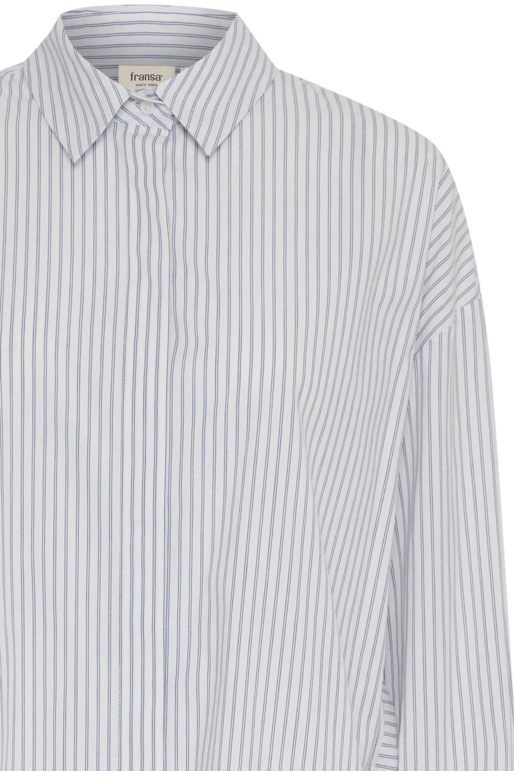 Vuja Shirt Blanc De Blanc Stripe Frvuja | Skjorter og bluser | Smuk - Dameklær på nett