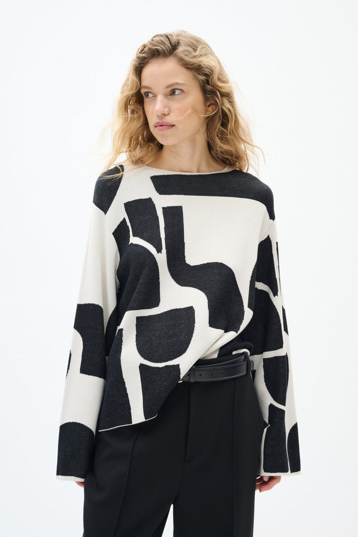 Wilkinsiw Pullover Monochrome Soft Blocks | Genser | Smuk - Dameklær på nett