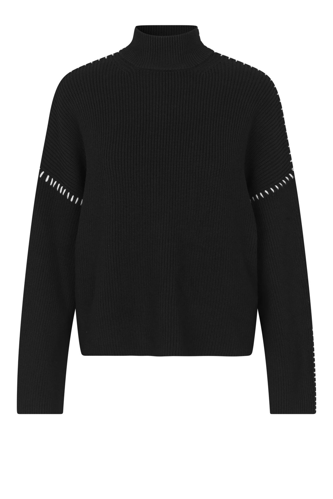 Wish Knit T - Neck Black | Genser | Smuk - Dameklær på nett