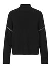 Wish Knit T-Neck Black