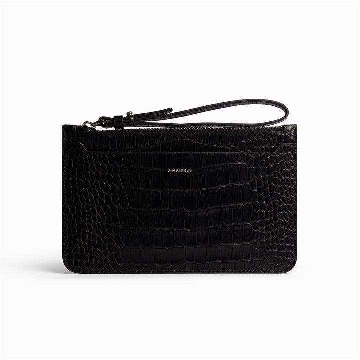 Wrist Wallet Croco Black | Accessories | Smuk - Dameklær på nett