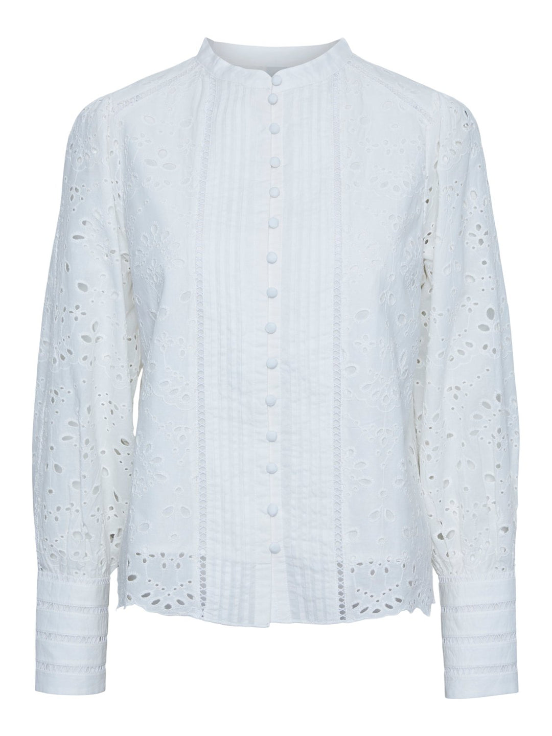 Yasalessia Ls Shirt Star White | Skjorter og bluser | Smuk - Dameklær på nett