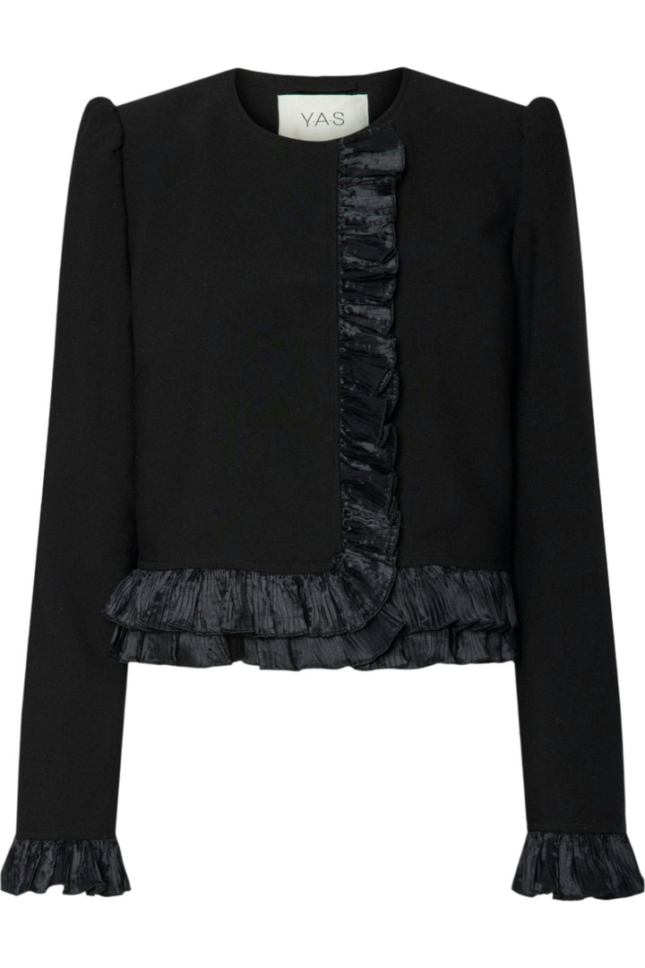 Yascarolyn Ls Blazer Black | Blazer | Smuk - Dameklær på nett