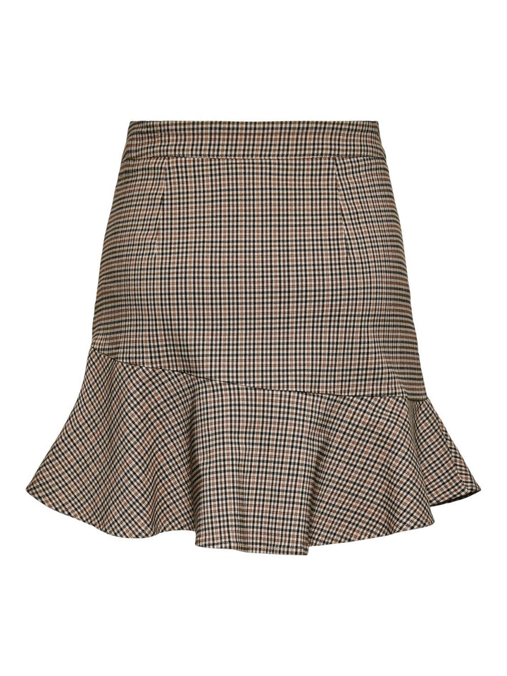 Yaschikka Hw Short Skirt Chanterelle Chikka Checks | Skjørt | Smuk - Dameklær på nett