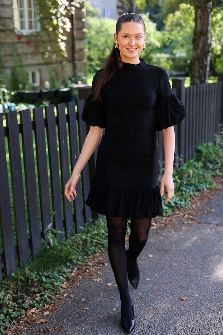 Yasduraz 2/4 Short Dress Black | Kjoler | Smuk - Dameklær på nett