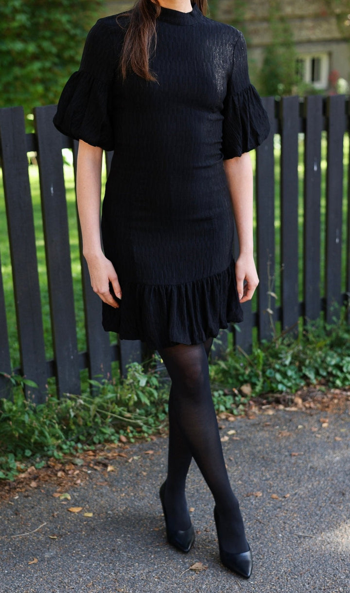 Yasduraz 2/4 Short Dress Black | Kjoler | Smuk - Dameklær på nett