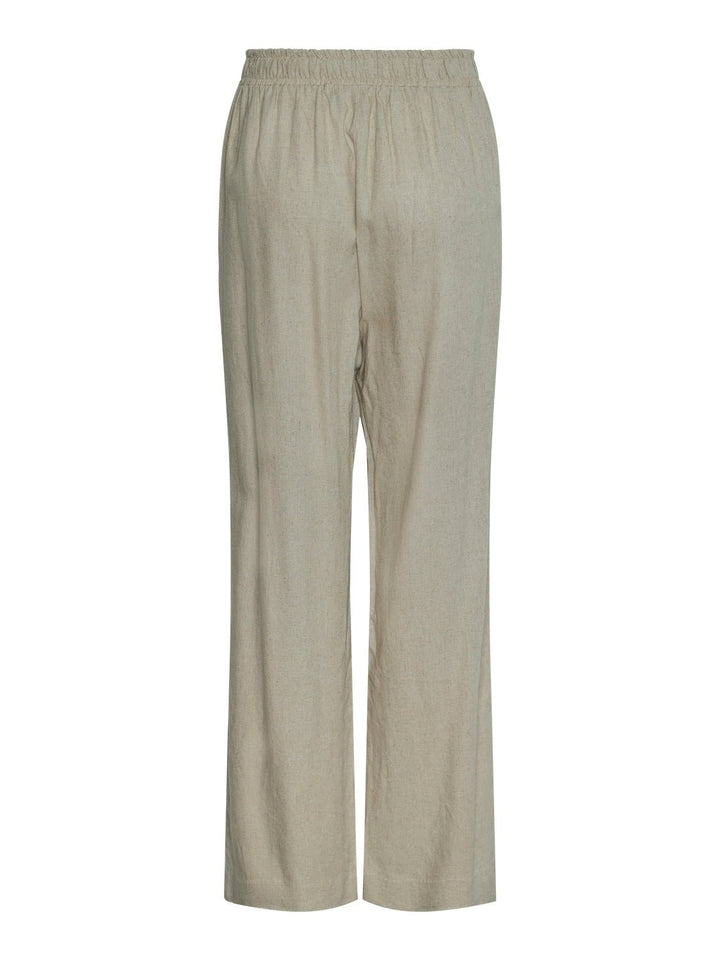 Yasflaxy Hw Linen Pant Birch | Bukser | Smuk - Dameklær på nett