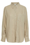 Flaxy Ls Linen Shirt Birch