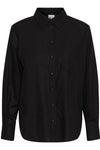 Flaxy Ls Linen Shirt Black