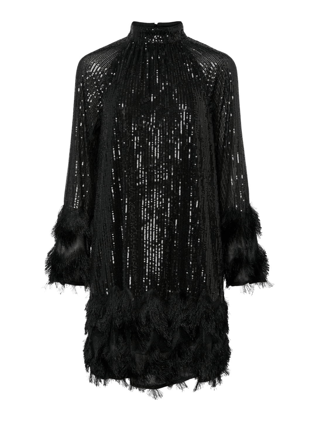 Yasflow Ls Sequin Dress Black | Kjoler | Smuk - Dameklær på nett