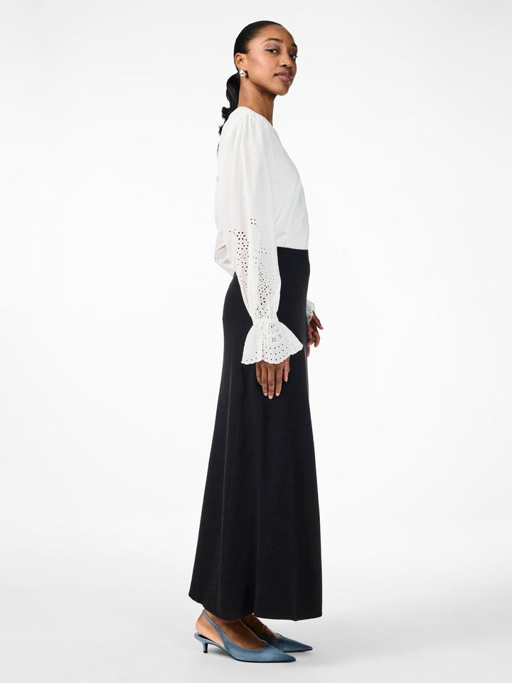 Yasfonny Hw Ankle Knit Skirt Black | Skjørt | Smuk - Dameklær på nett