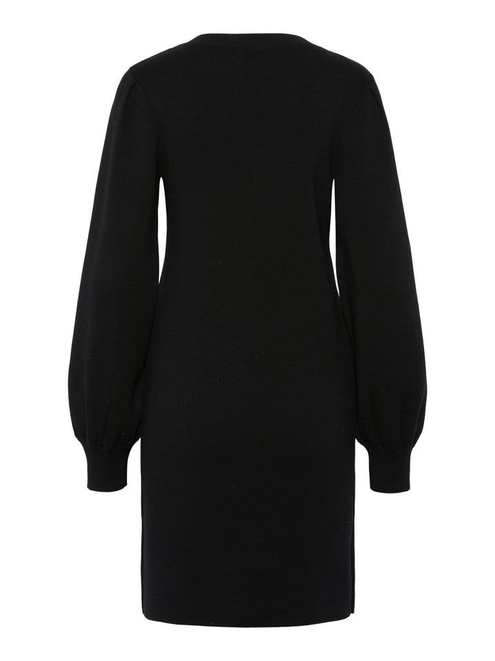 Yasfonny Ls Knit Dress Black | Kjoler | Smuk - Dameklær på nett