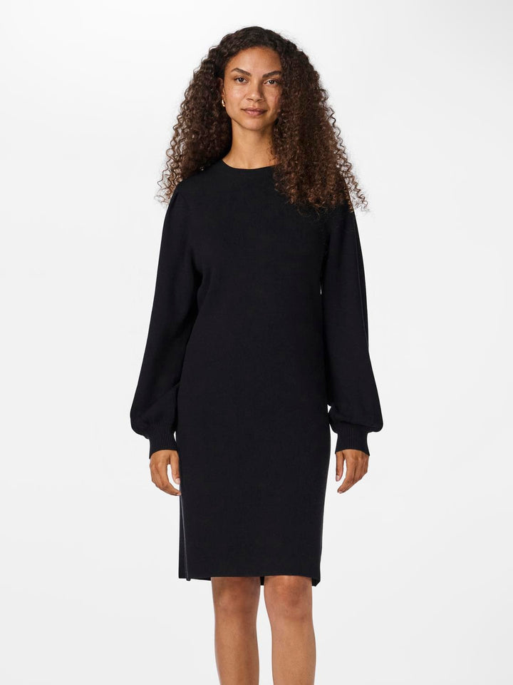 Yasfonny Ls Knit Dress Black | Kjoler | Smuk - Dameklær på nett