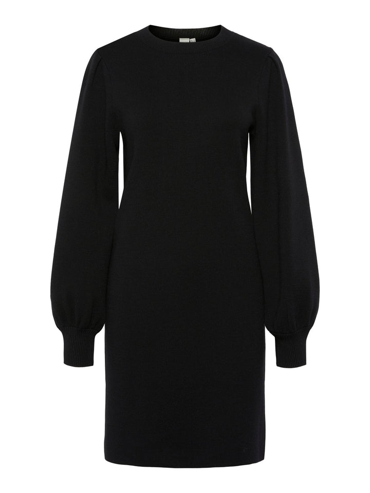 Yasfonny Ls Knit Dress Black | Kjoler | Smuk - Dameklær på nett