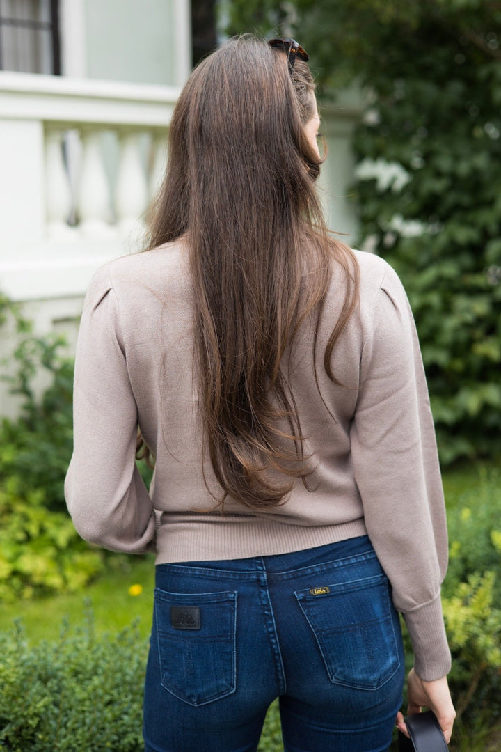 Yasfonny Ls Knit Pullover Fungi | Genser | Smuk - Dameklær på nett