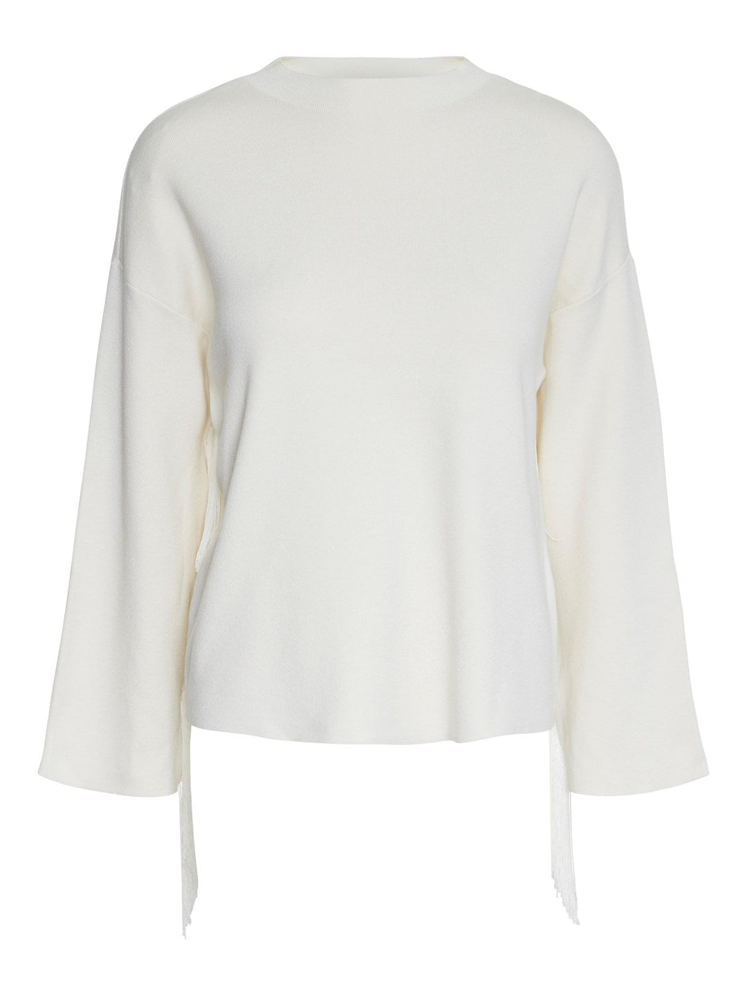 Fringa Ls O-Neck Knit Pullover  Birch