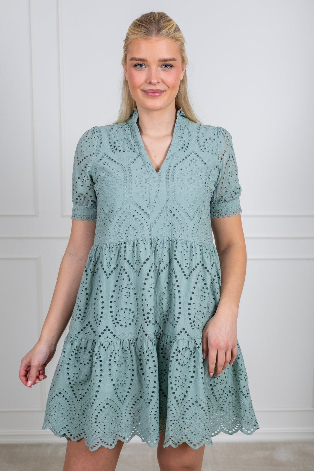 Yasholi Ss Dress Iceberg Green | Kjoler | Smuk - Dameklær på nett