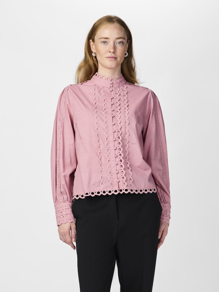 Yasjane Ls Shirt Lilas | Skjorter og bluser | Smuk - Dameklær på nett