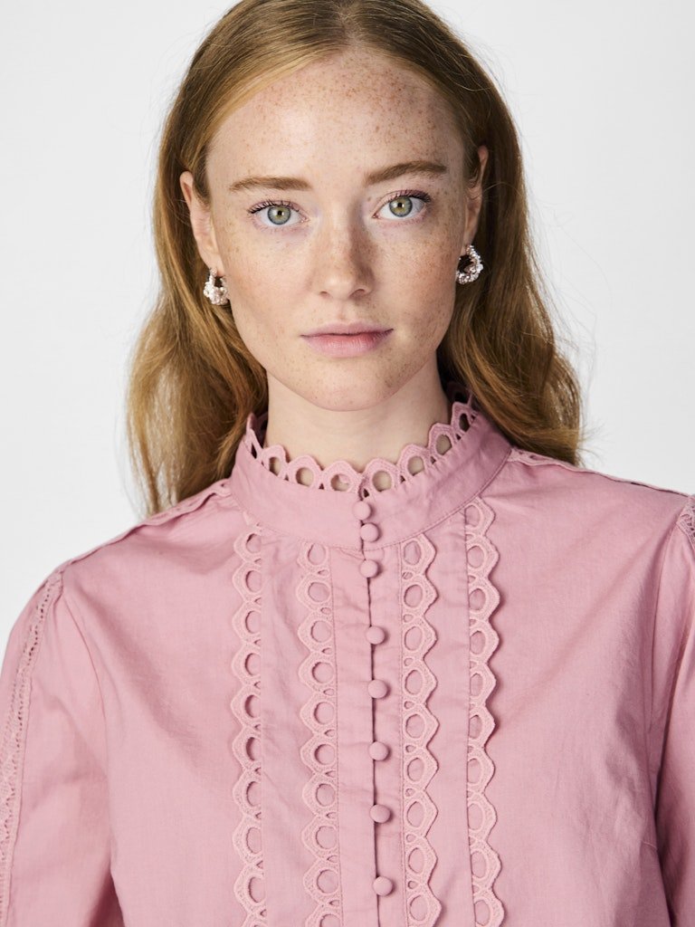 Yasjane Ls Shirt Lilas | Skjorter og bluser | Smuk - Dameklær på nett