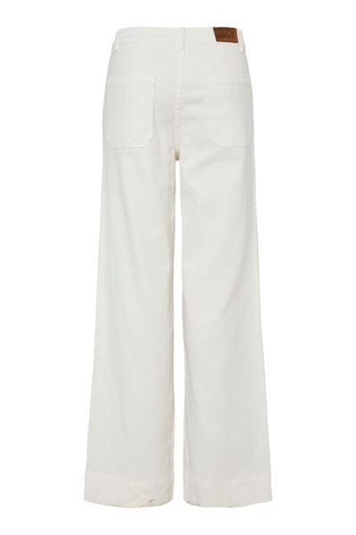 Yasjenka Hw Flared Jeans Solid Star White | Bukser | Smuk - Dameklær på nett