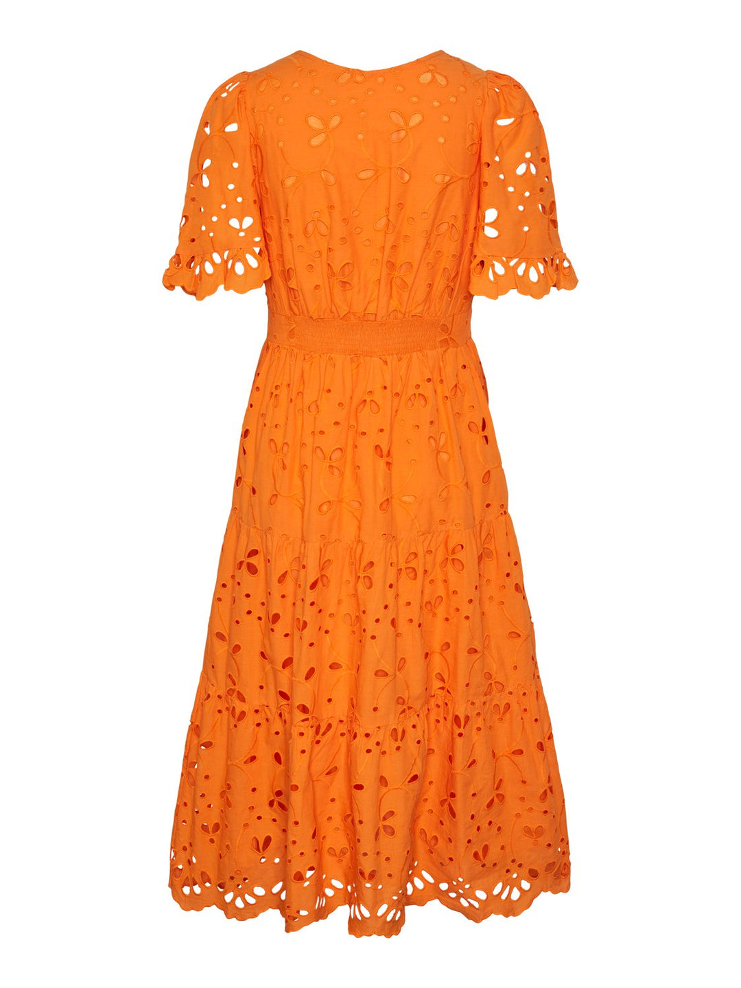 Yaskanikka 2/4 Midi Dress Vibrant Orange | Kjoler | Smuk - Dameklær på nett