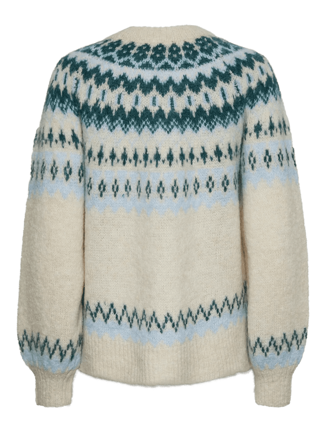 Yaslatte Ls Knit Pullover Birch Blue Bell/June Bug | Genser | Smuk - Dameklær på nett