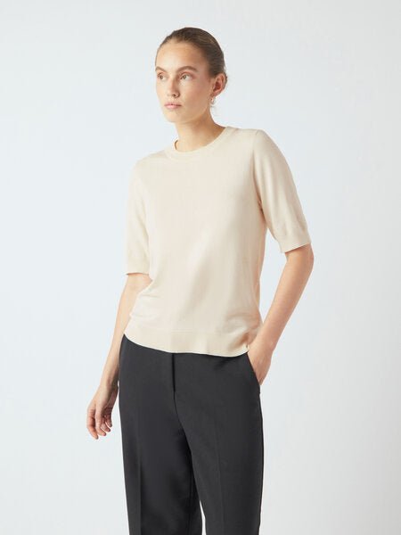 Yaslena Ss Knit Pullover Birch | Genser | Smuk - Dameklær på nett