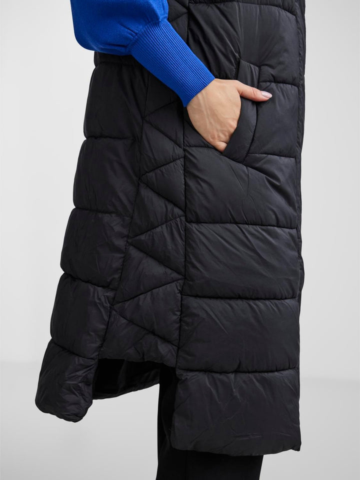 Yasliro Padded Vest Black | Yttertøy | Smuk - Dameklær på nett