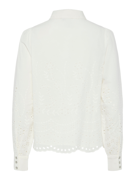 Yasluma Ls Shirt Star White | Skjorter og bluser | Smuk - Dameklær på nett