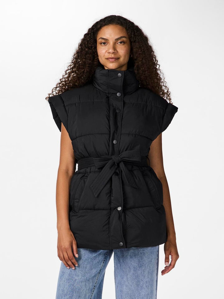 Yasmerla Padded Vest Black | Yttertøy | Smuk - Dameklær på nett