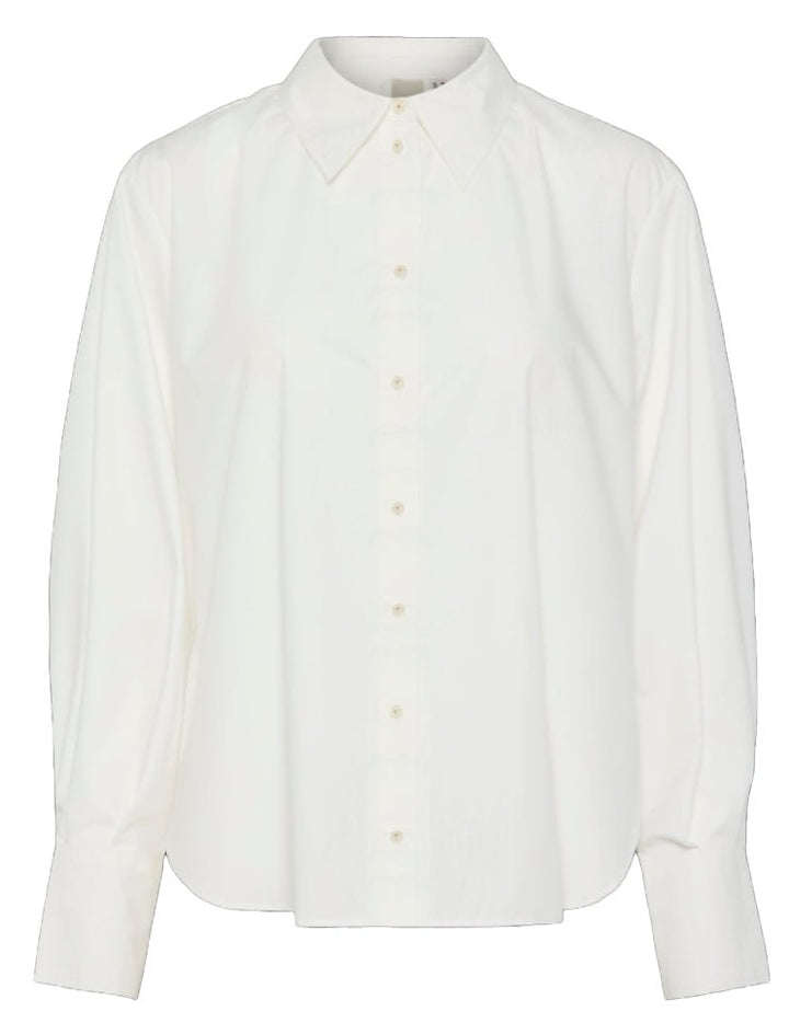 Yasmiroza Ls Shirt Star White | Skjorter og bluser | Smuk - Dameklær på nett