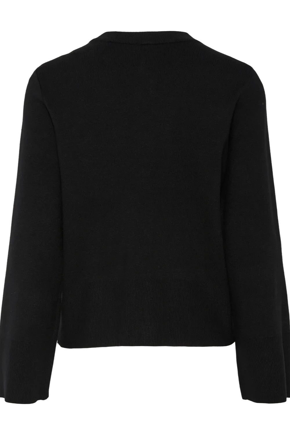 Yaspimi Ls Knit Cardigan Black | Genser | Smuk - Dameklær på nett