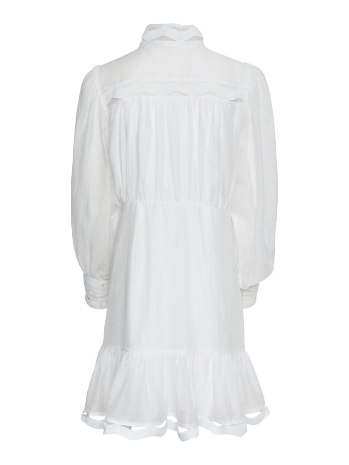 Yasponira Ls Dress Star White | Kjoler | Smuk - Dameklær på nett