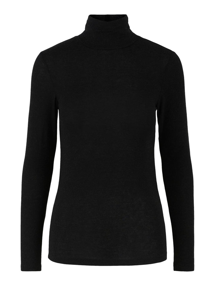 Yaswoola Ls High Neck Top Black | Topper | Smuk - Dameklær på nett