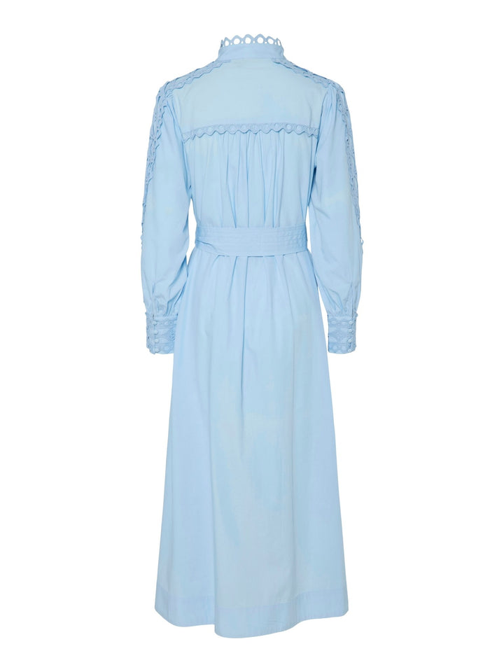 Yasyamina Ls Long Shirt Dress Clear Sky | Kjoler | Smuk - Dameklær på nett