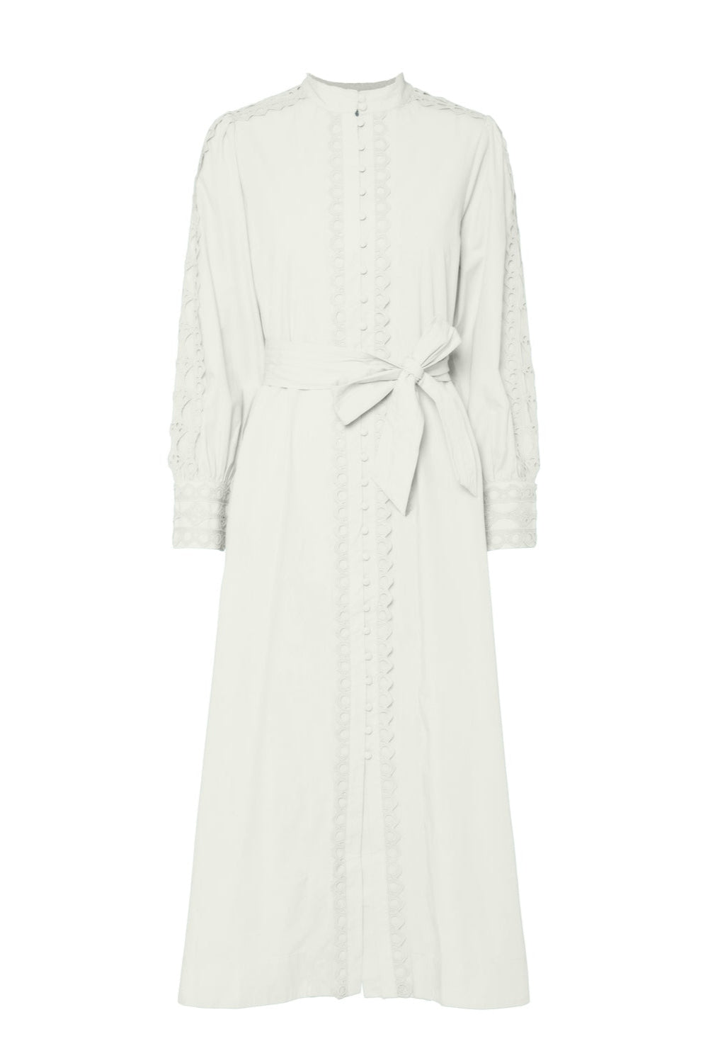 Yasyamina Ls Long Shirt Dress Star White | Kjoler | Smuk - Dameklær på nett