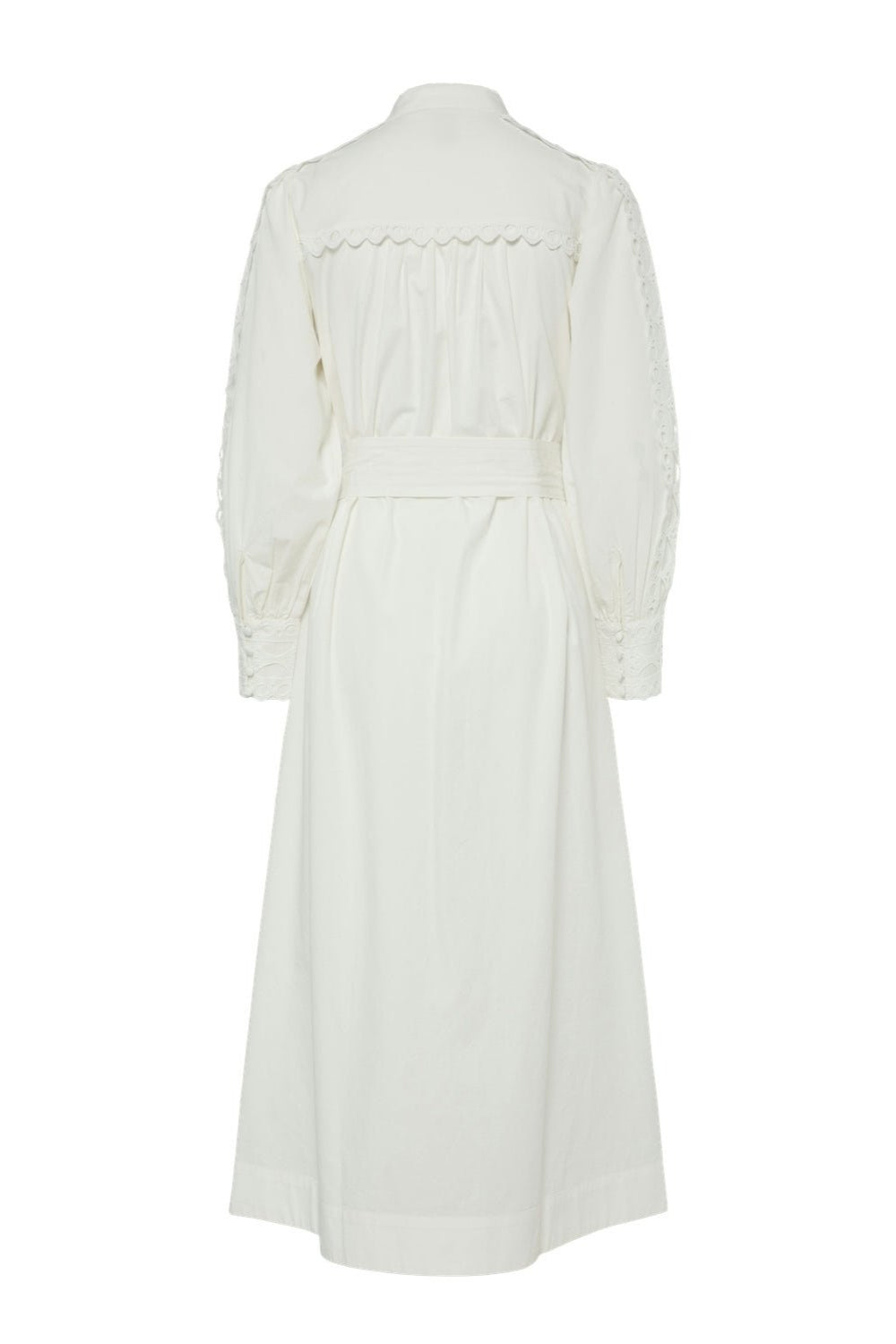 Yasyamina Ls Long Shirt Dress Star White | Kjoler | Smuk - Dameklær på nett