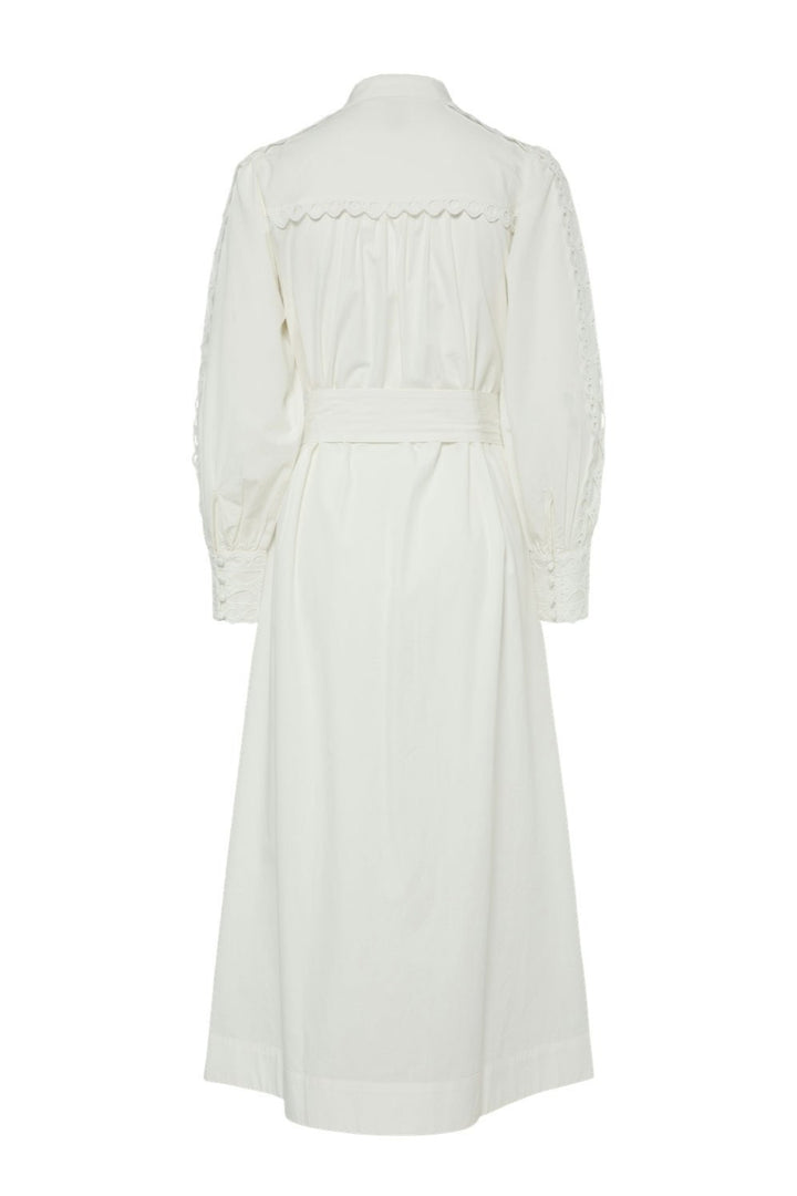 Yasyamina Ls Long Shirt Dress Star White | Kjoler | Smuk - Dameklær på nett