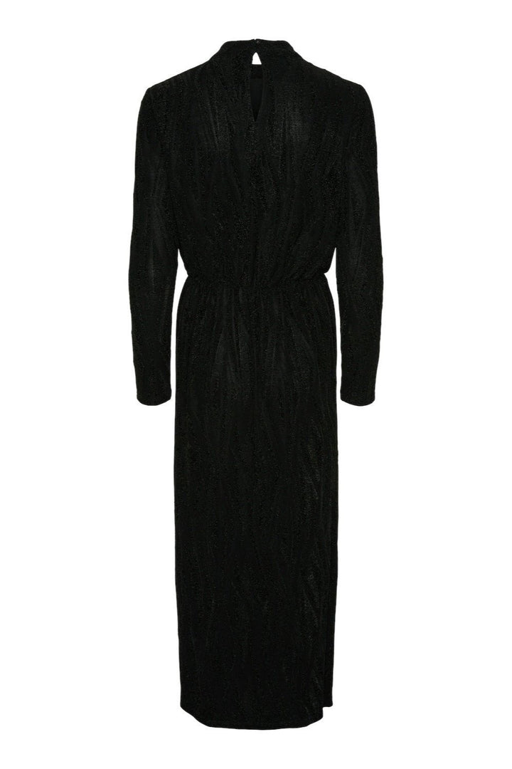 Yasyen Ls Long Dress Black Lurex | Kjoler | Smuk - Dameklær på nett