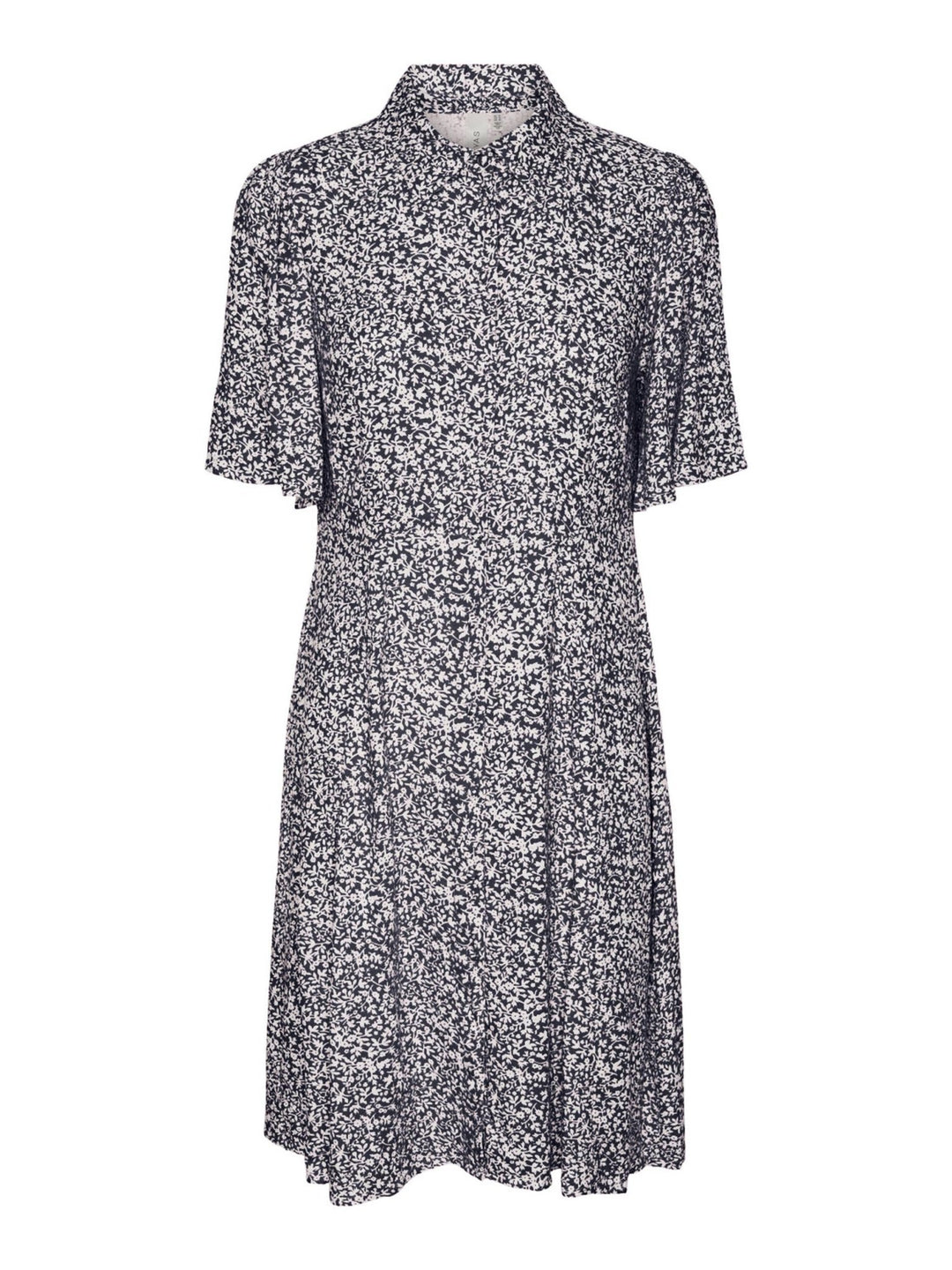 Yaszeleo 2/4 Shirt Dress Navy Blue Zeleo Print | Kjoler | Smuk - Dameklær på nett