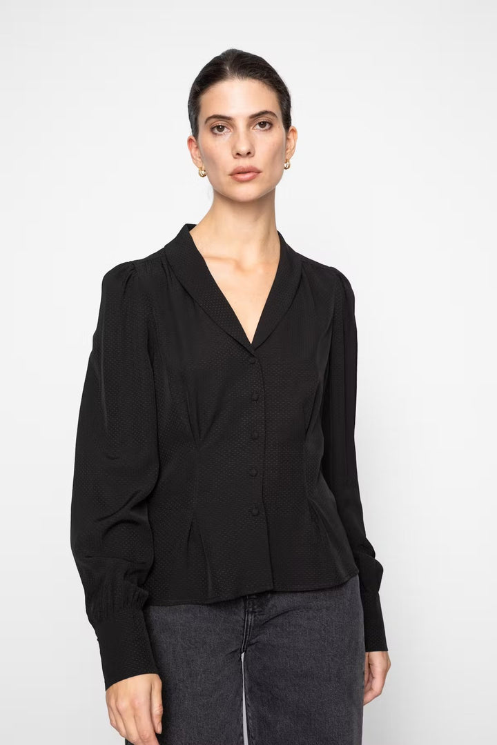 Ylva Blouse Black | Skjorter og bluser | Smuk - Dameklær på nett