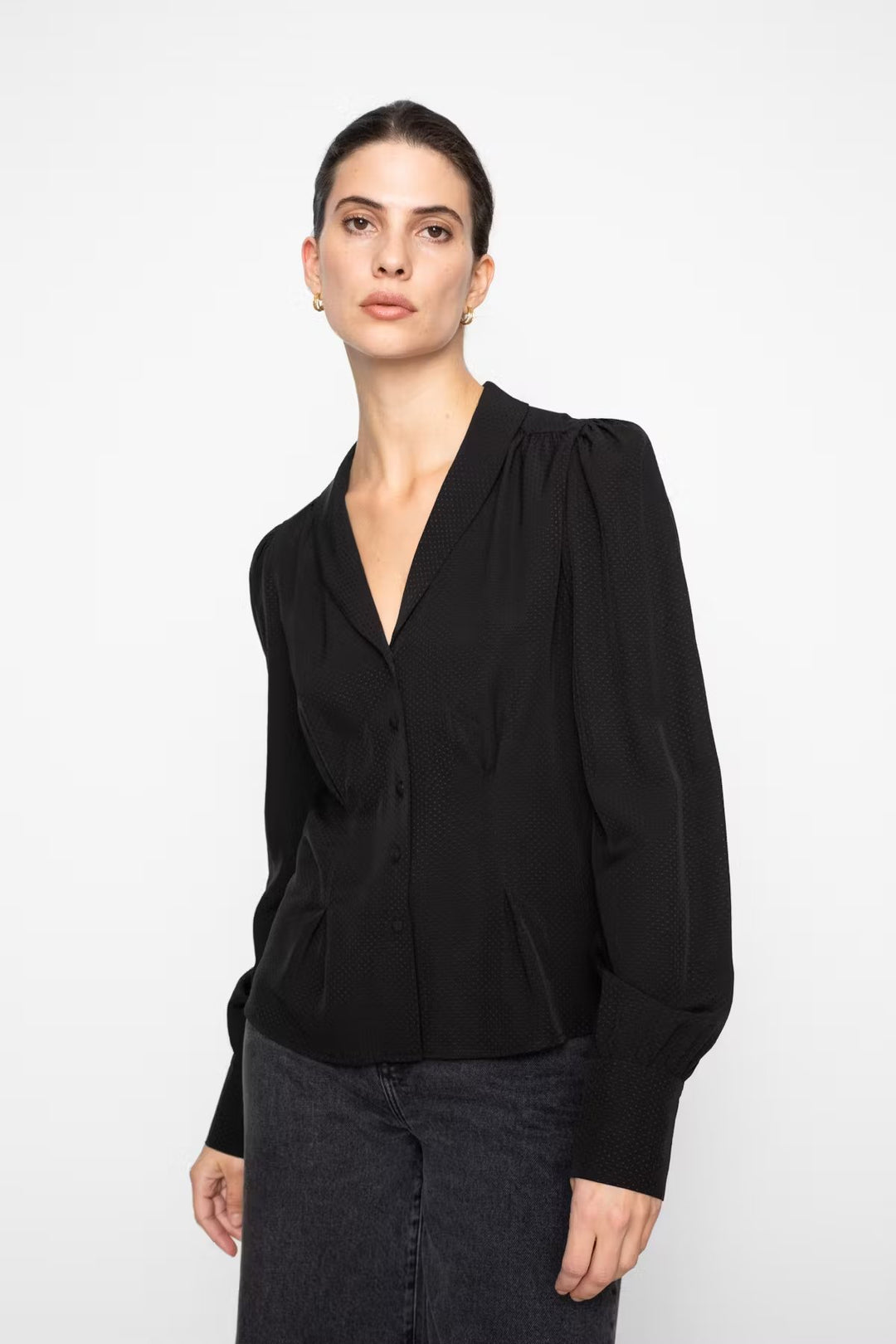 Ylva Blouse Black | Skjorter og bluser | Smuk - Dameklær på nett